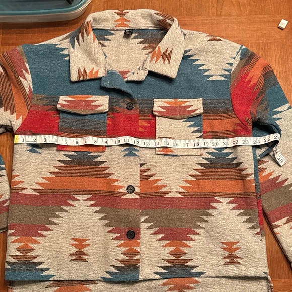 SHEIN Multicolor Patterned Jacket - Picture 6 of 8